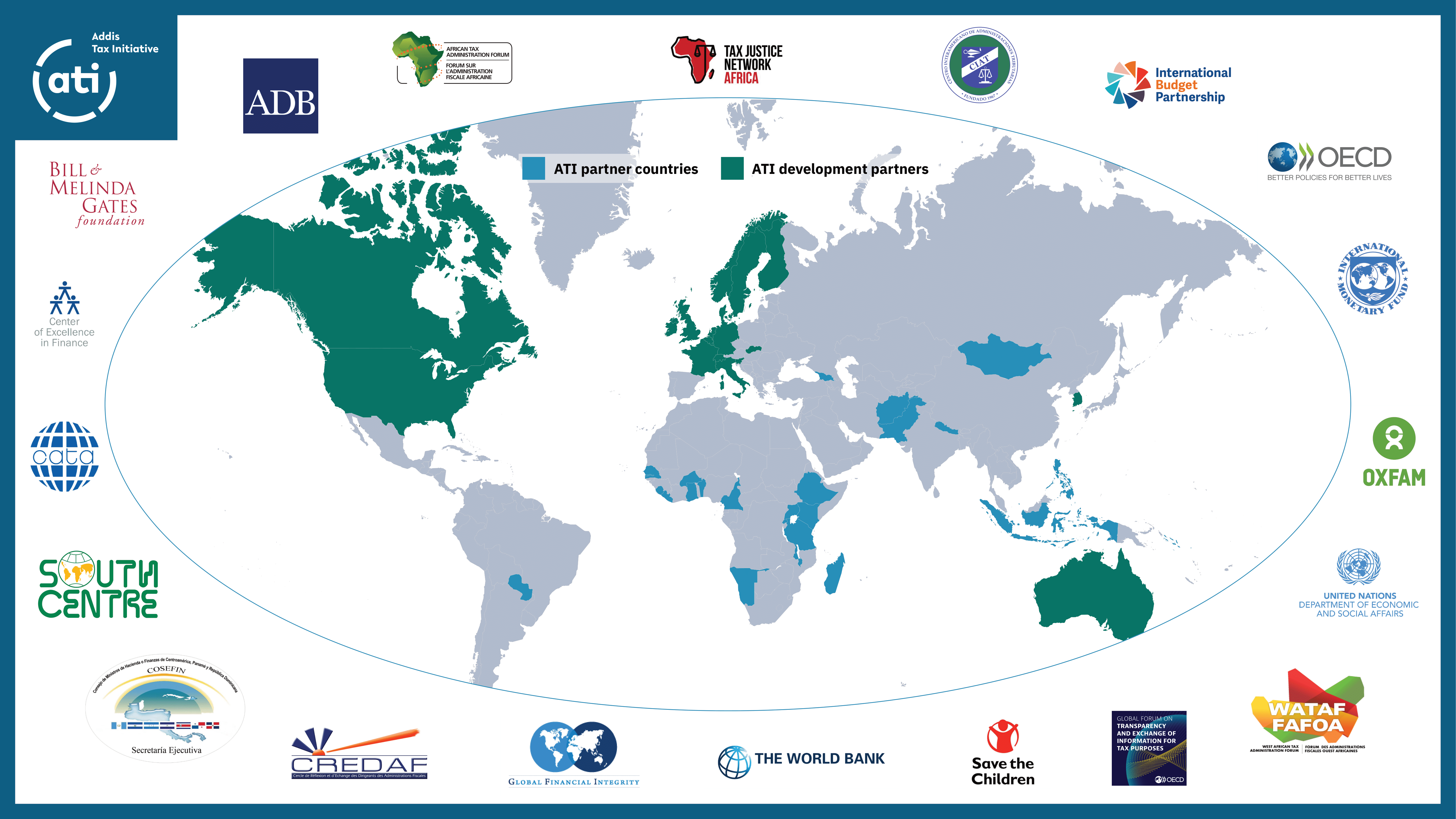 ATI Members on World Map